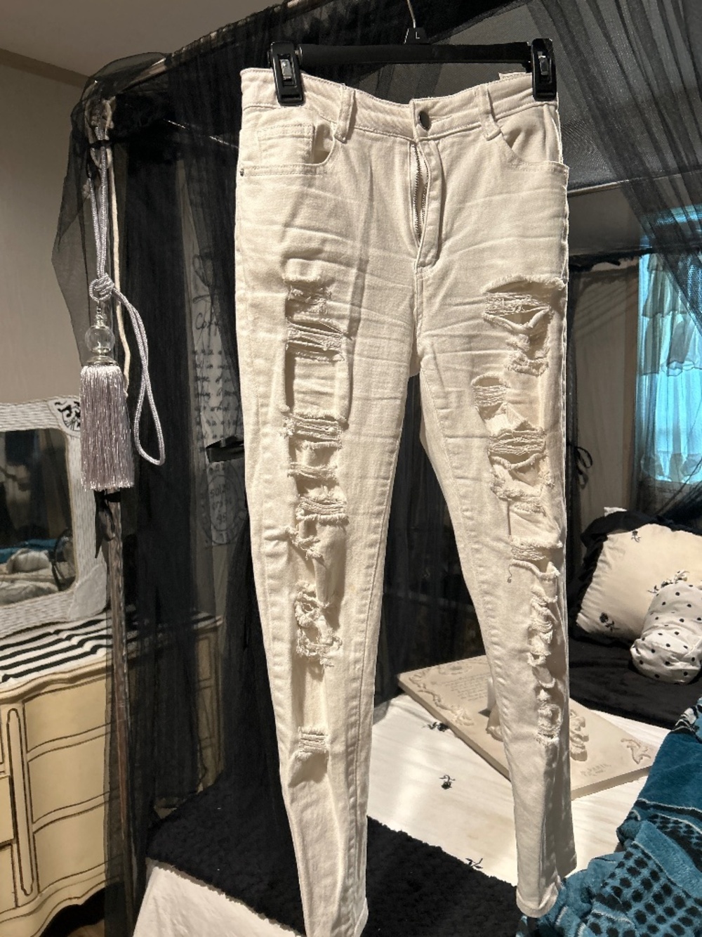 Women’s torn jeans